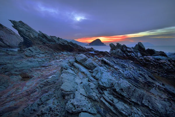 Shenzhen, China, Black Rock Beach Sunrise.