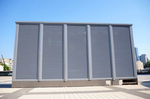 Close up on Industrial air conditioning and ventilation systems