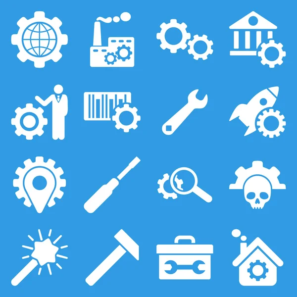 Options and service tools icon set