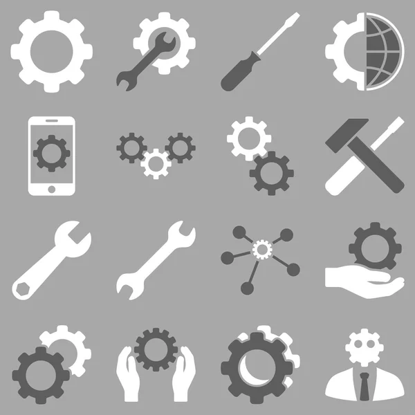 Options and service tools icon set