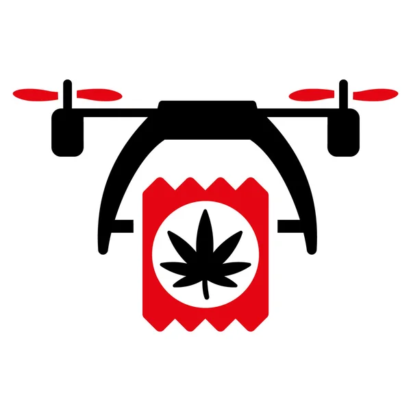Cannabis Drone Delivery Icon
