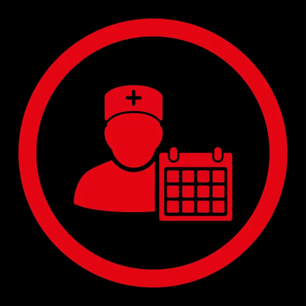 Doctor Appointment Rounded Raster Icon