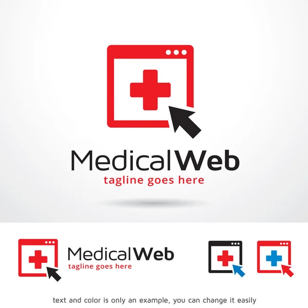Medical Web Logo Template Design Vector