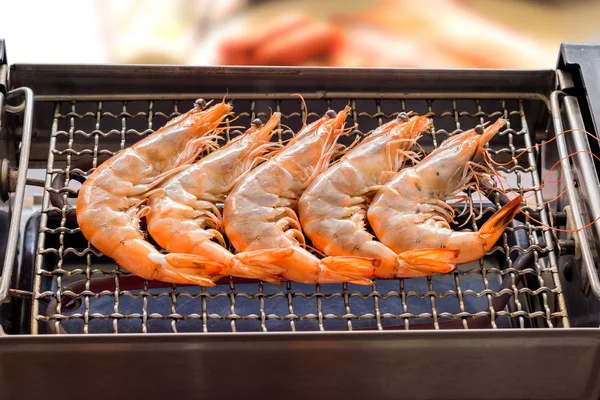 Grilled shrimp or easy BBQ grilled shrimp on electric grill.,  C