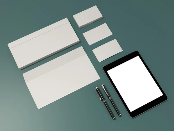 Corporate identity template design stationery
