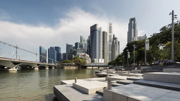 Singapore, Singapore - July 16, 2016: Singapore Central Business District skyline during the day