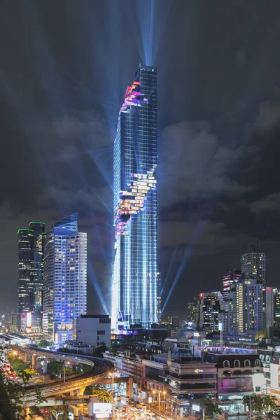 Bangkok, Thailand - August 29, 2016: Grand Opening event of MahaNakhon Building, the new tallest building of Thailand