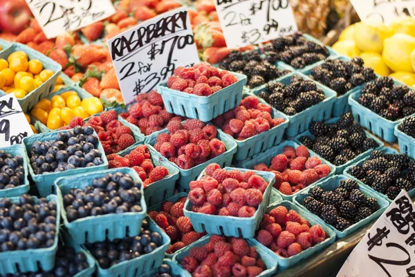 Berries from a farmer market, Pike Place Market, Seattle, Washington