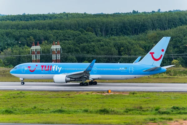 Tui Fly Airways plane Landing at Krabi airport