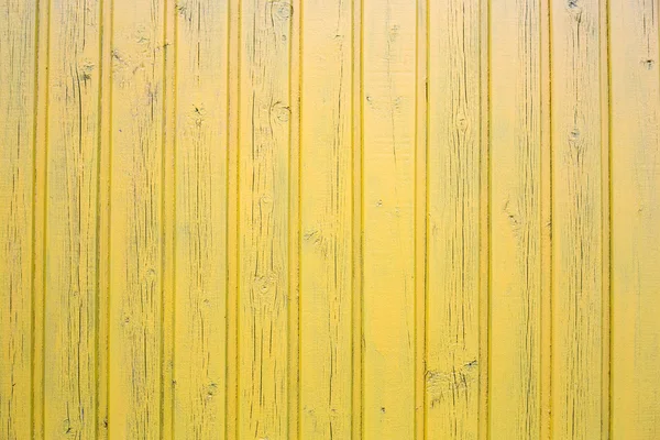 Yellow wooden wall background