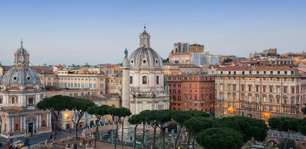 Rome skyline panorama