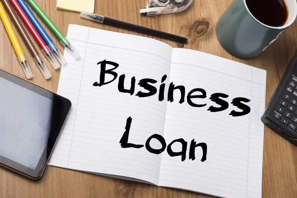 Business Loan - Note Pad With Text