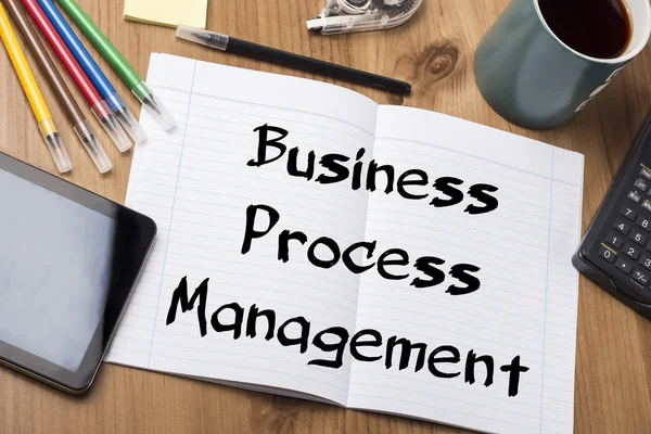 Business Process Management BPM - Note Pad With Text