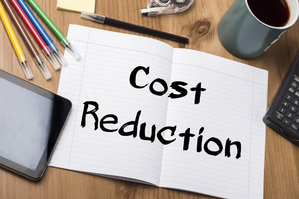 Cost Reduction - Note Pad With Text