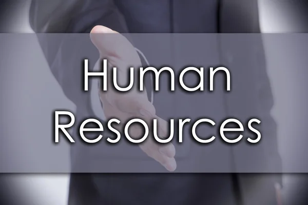 Human Resources - business concept with text