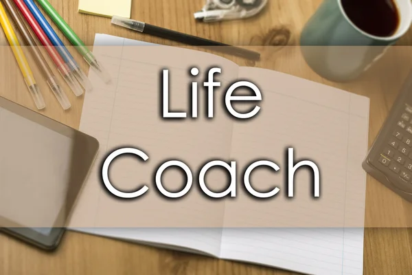 Life Coach - business concept with text