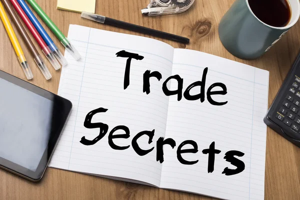 Trade Secrets - Note Pad With Text