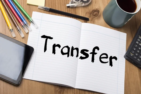 Transfer - Note Pad With Text
