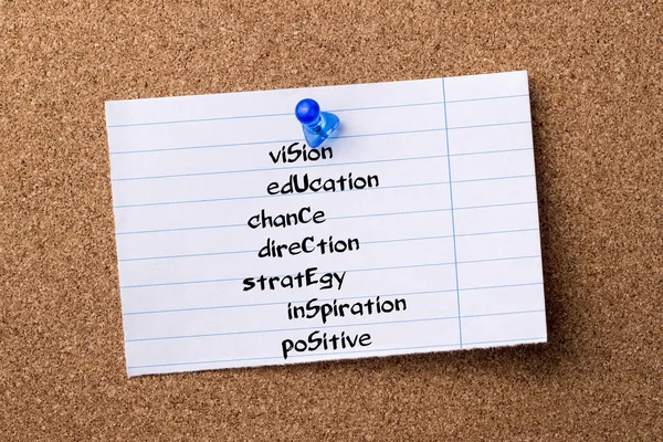 Vision Education Chance Direction Strategy Inspiration Positive