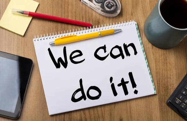 We can do it! - Note Pad With Text