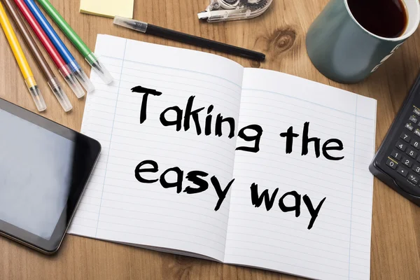 Taking the easy way - Note Pad With Text