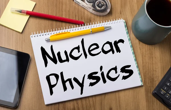 Nuclear Physics - Note Pad With Text