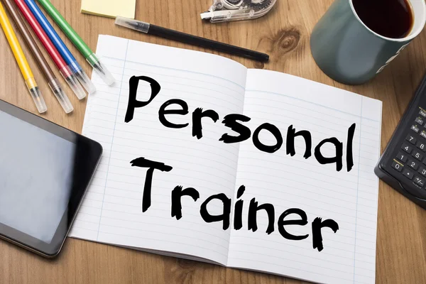 Personal Trainer - Note Pad With Text