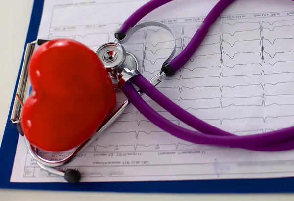 Doctor stethoscope heart on your desktop