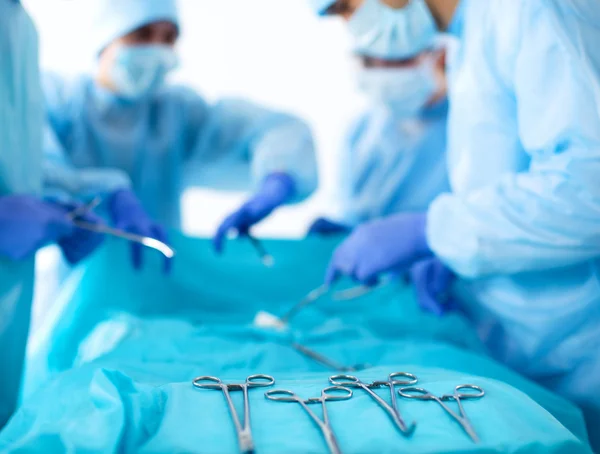 Team surgeon at work in operating room