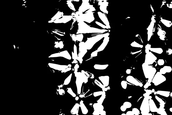 Abstract flora or butterfly white colour shape on plain black ba