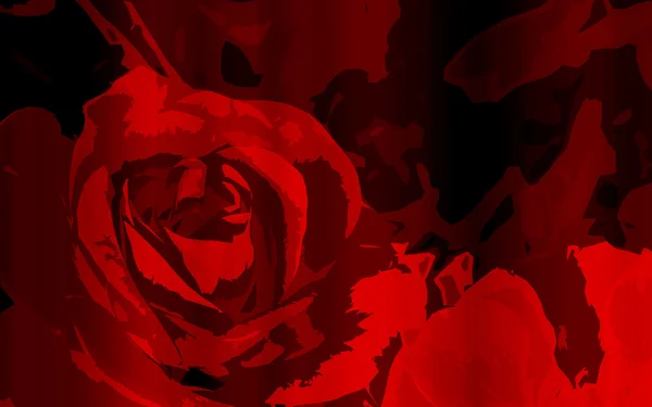 Abstract red rose flowers pattern or line with blank space area