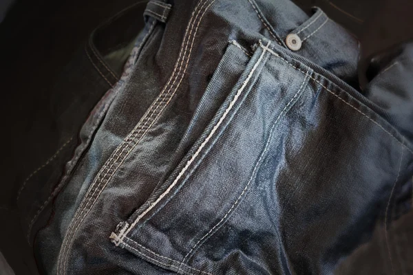 Denim jeans soak in water, simply wash or clean jeans