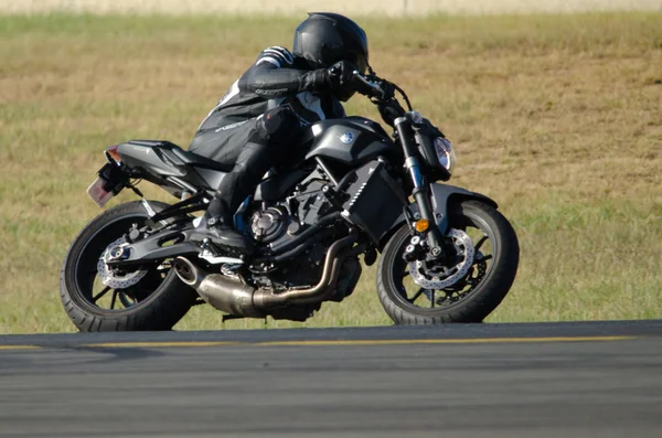 Motorbike Rider at Sydney Motorsport Park Race Track