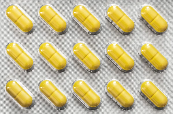 Pack of yellow pills