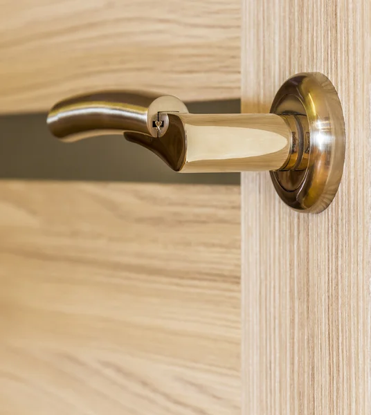 Gold-plated door handle