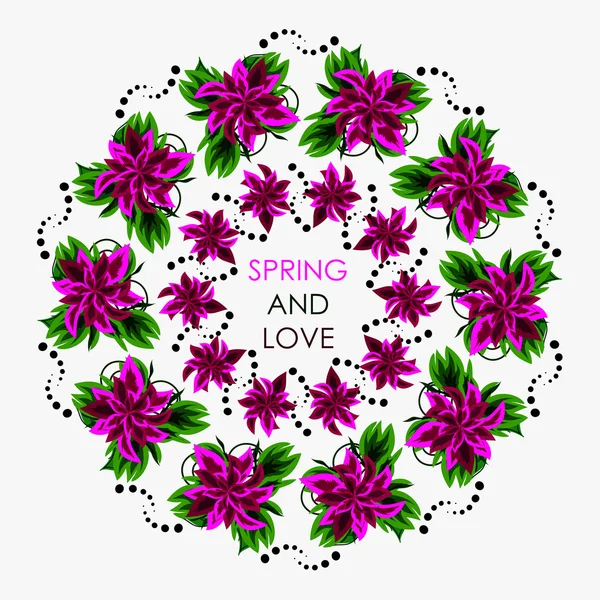 Mandala in colors for a good and positive spring. Can be use for