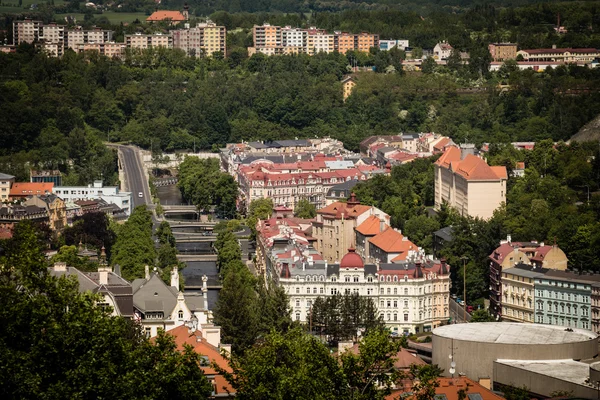 Street view in Karlovy Vary, hotels in Karlovy Vary, Carlsbad, C