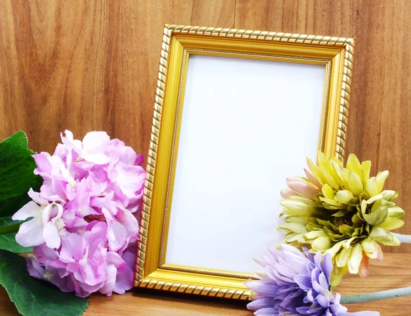 Photo frame with decoration still life