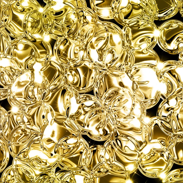 Illustration of abstract gold background