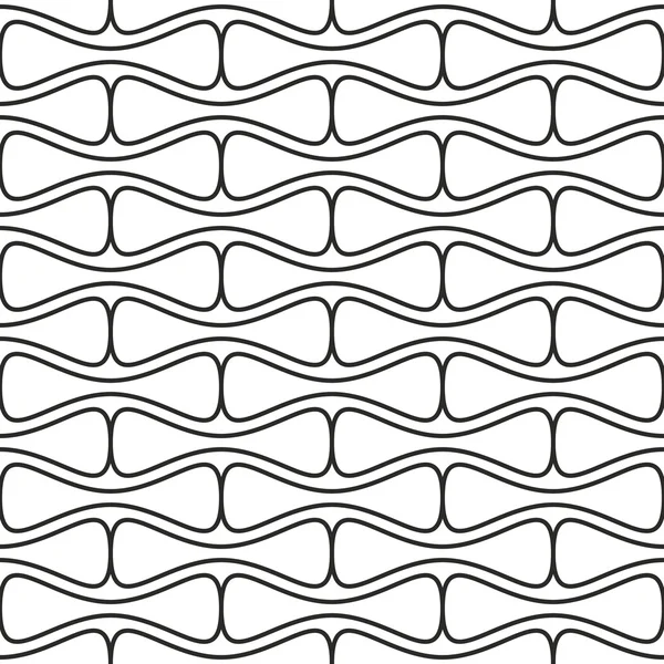 Seamless geometric rounded shapes pattern