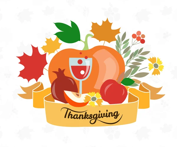 Happy Thanksgiving Day logotype, badge and icon set