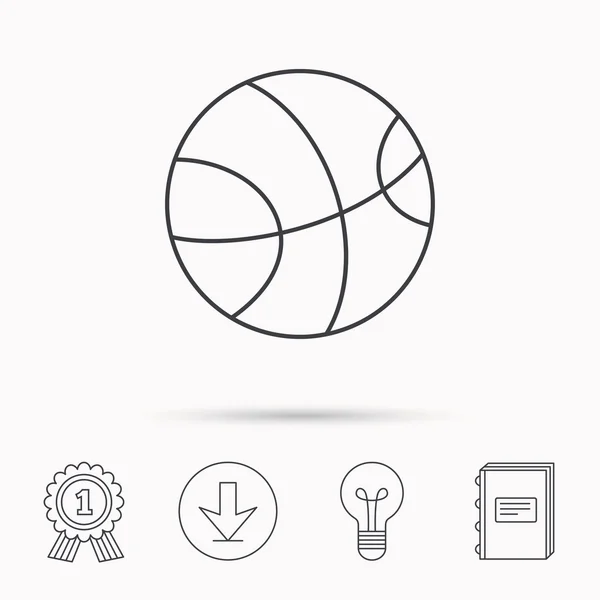 Basketball icon. Sport ball sign.