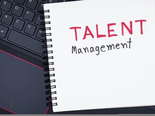Talent Management on laptop keyboard 2
