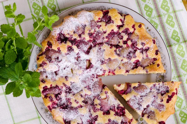 Berry pie,  cake with fruit