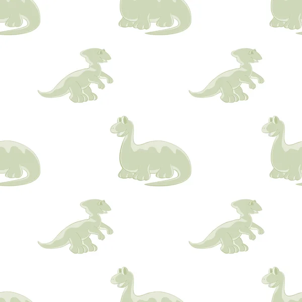 Dinosaurs on seamless background
