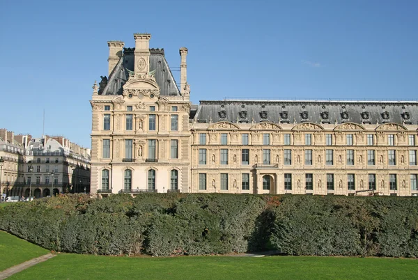 PARIS, FRANCE - NOVEMBER 27, 2009: The building of the Decorative Arts Library near Tuileries Garden, Paris, France