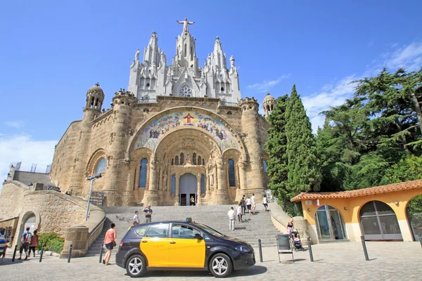 Expiatory Church of the Sacred Heart of Jesus, Barcelona, Spain. August 2012