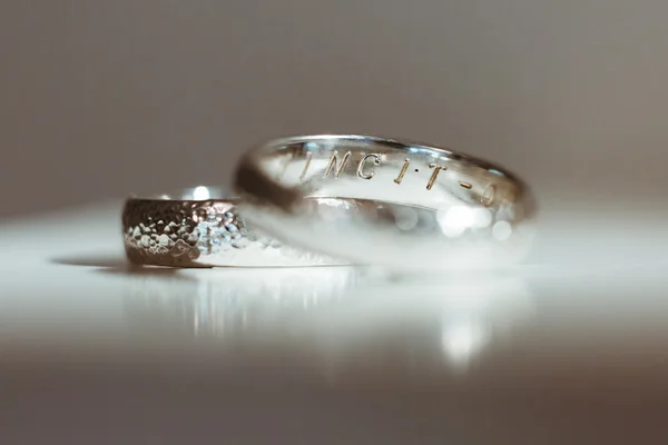 Two silver rings