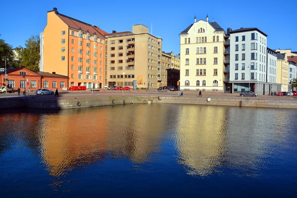 Pohjoisranta  houses built in different architectural styles