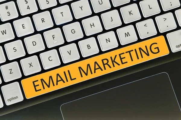 Keyboard  button written word email marketing